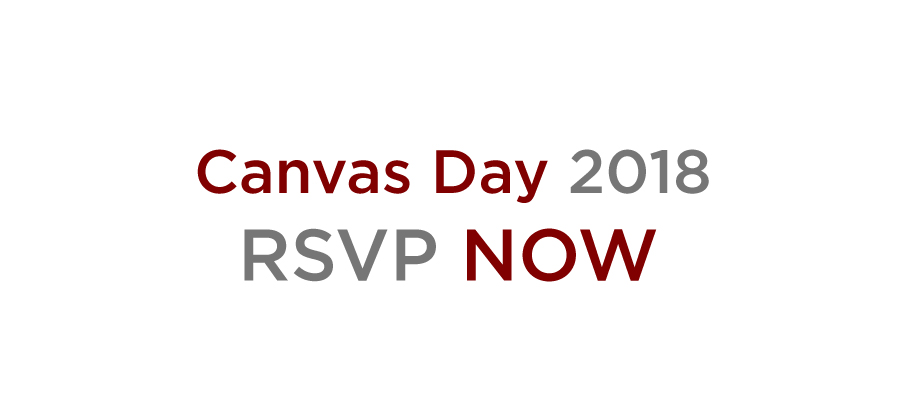 RSVP for Canvas Day 2018!